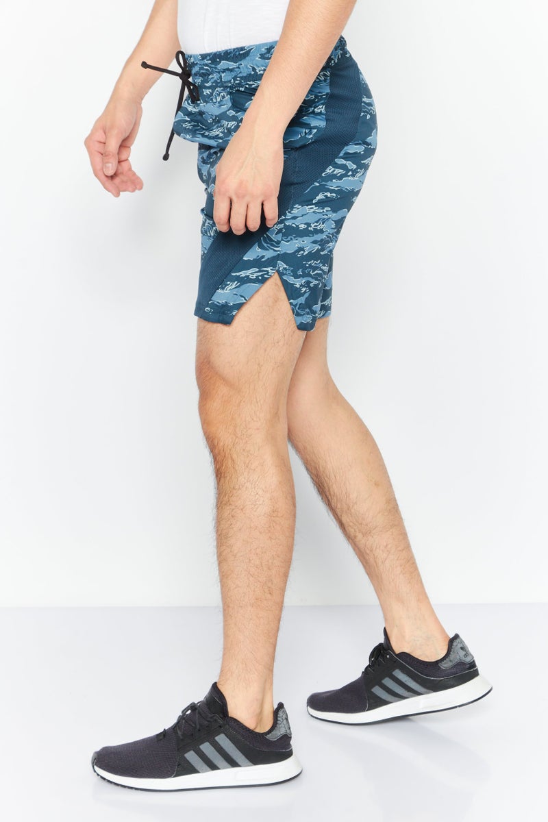 PUMA شورتات تدريب رياضية للرجال مع حبل سحب، رمادي - Image 2